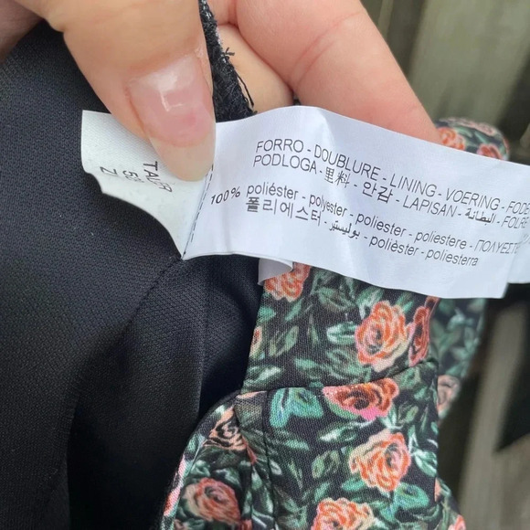 NWT ZARA CROPPED FLORAL CORSET TOP - Picture 4 of 5